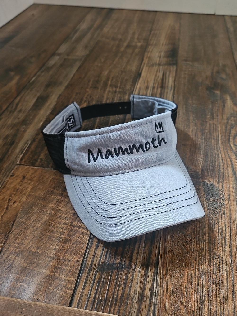 Mammoth Richardson Men's Light Gray Visor - Comfortable Sun Protection